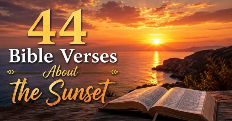 44 Bible Verses About the Sunset
