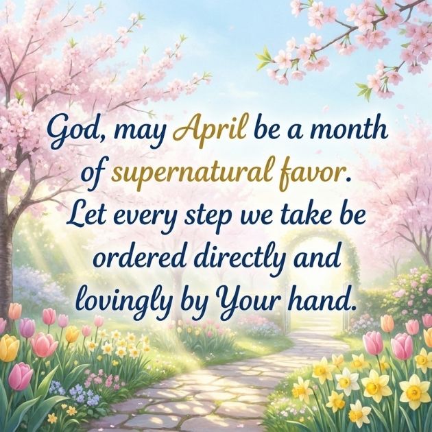 April Blessings Prayer