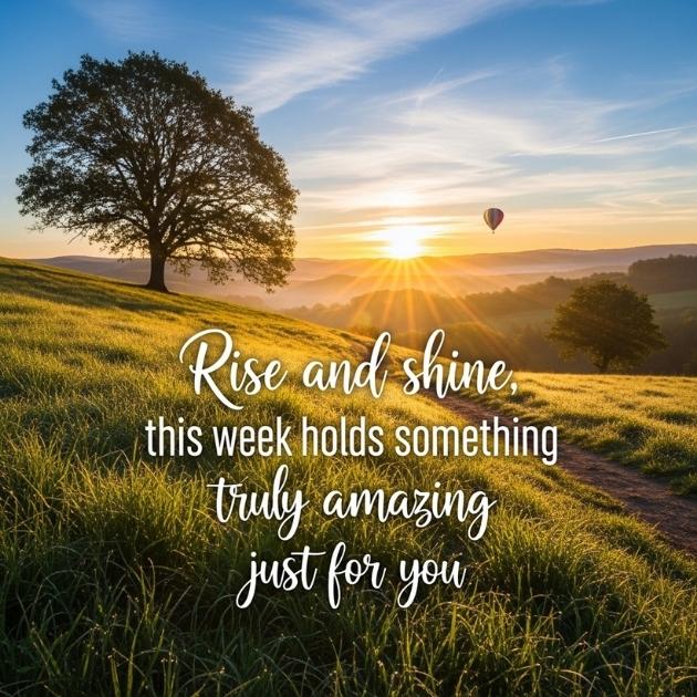 Good Morning New Week Blessings