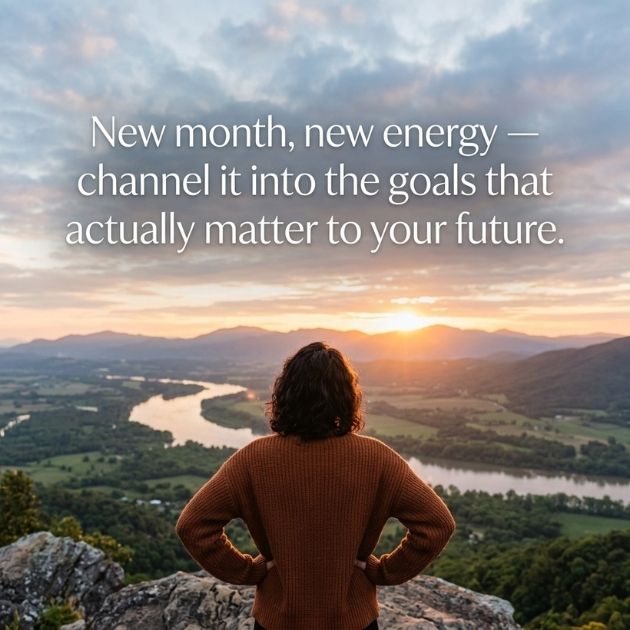 Inspirational New Month Messages