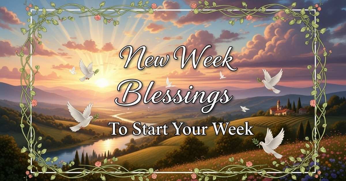 New Week Blessings To Start Your Week