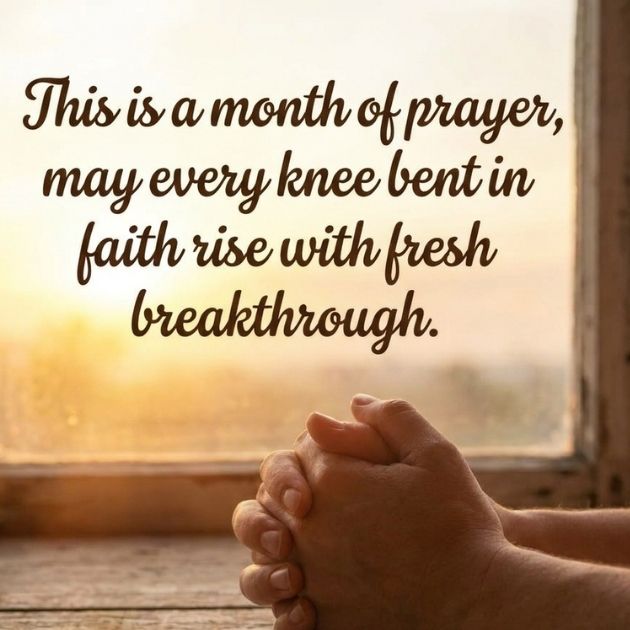 Prayer Month of May Blessings