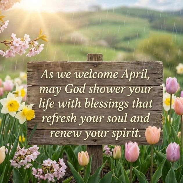 Welcome April Blessings