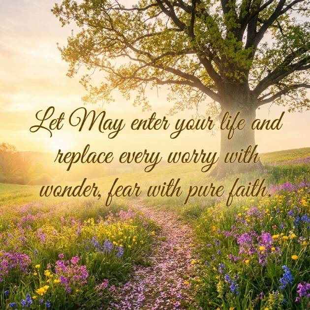 create an image for this blessing and write this blessing on the image:
Welcome May Blessings