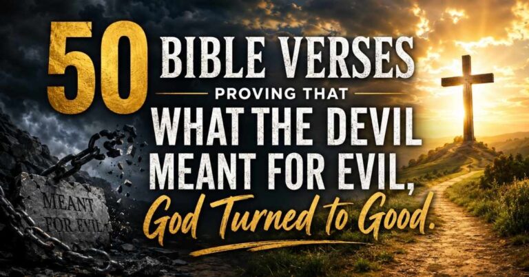 Bible Verses Proving That What the Devil Meant for Evil