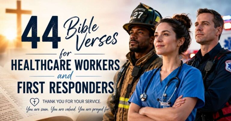 Bible Verses for Healthcare Workers and First Responders