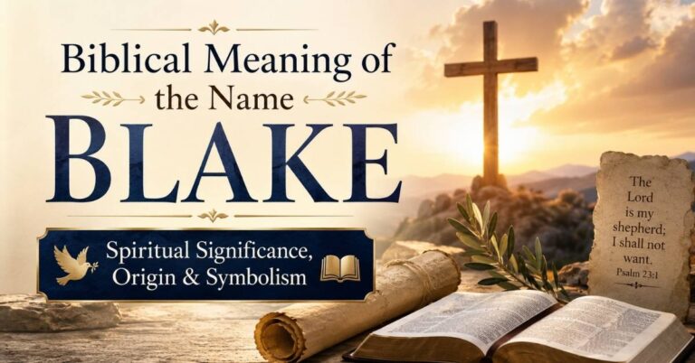 Biblical Meaning of the Name Blake