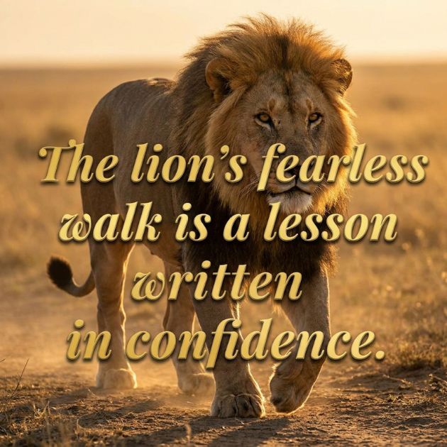 Fearless Lion Quotes