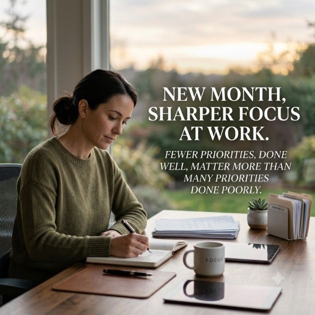 New Month Quotes Work