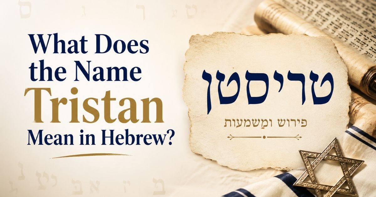 Tristan Mean in Hebrew